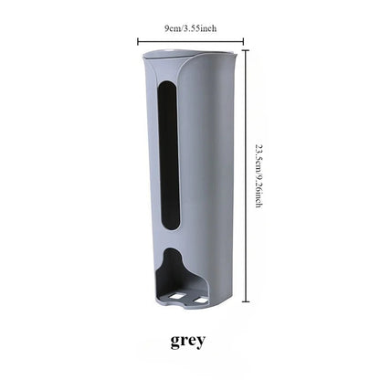 1PC Wall Hanging Garbage Bag Kitchen Accessories Storage Box Kitchen Plastic Bag Holder Organizer Bathroom Trash Bags Dispenser
